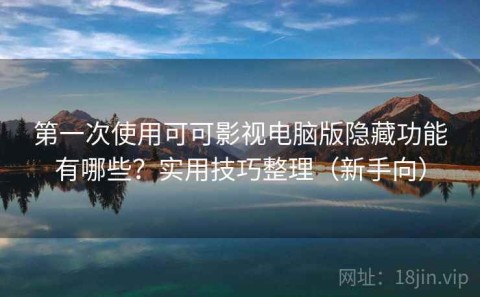 第一次使用可可影视电脑版隐藏功能有哪些？实用技巧整理（新手向）