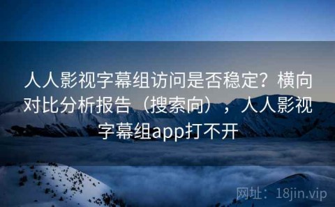 人人影视字幕组访问是否稳定？横向对比分析报告（搜索向），人人影视字幕组app打不开