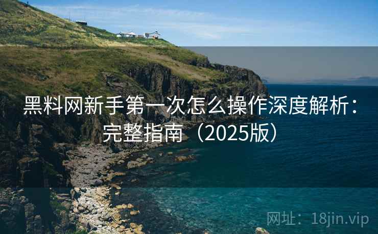 黑料网新手第一次怎么操作深度解析：完整指南（2025版）